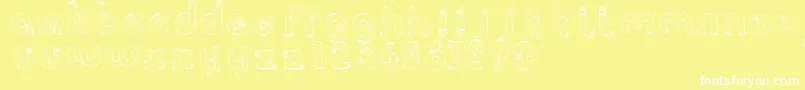 fuente Armz – Fuentes Blancas Sobre Fondo Amarillo