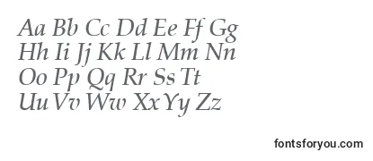 PalatinoLtMediumItalic Font