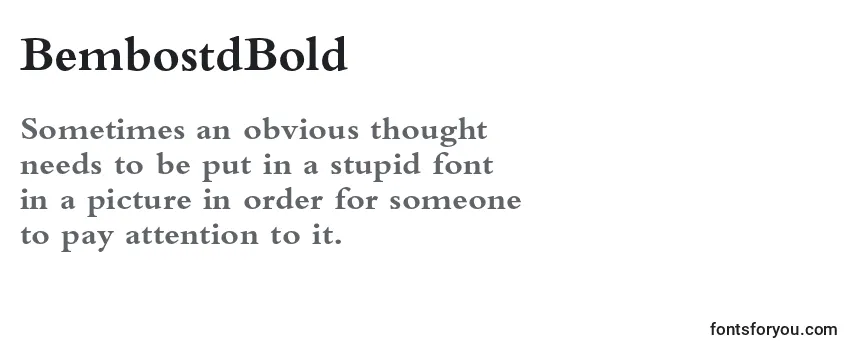 BembostdBold-fontti