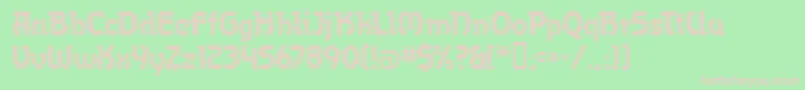 OmegaMfBoldフォントについての詳細 フォントOmegaMfBold – 緑の背景にピンクのフォント