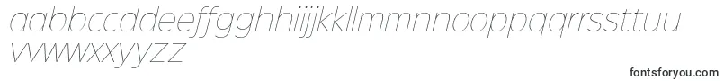 Czcionka Sinkinsans100thinitalic – angielskie czcionki