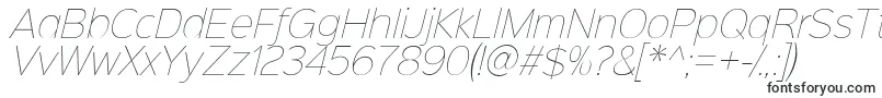 Sinkinsans100thinitalic Font – National Fonts