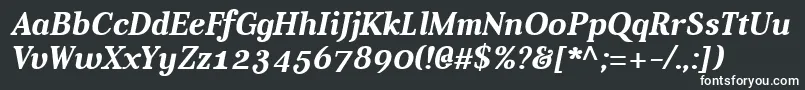AverBoldItalic Font – White Fonts