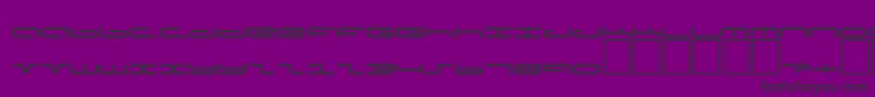 Dspoddc Font – Black Fonts on Purple Background