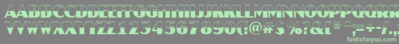 More about AJaspertitulbw Font AJaspertitulbw Font – Green Fonts on Gray Background