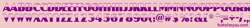 AJaspertitulbw Font – Purple Fonts on Pink Background