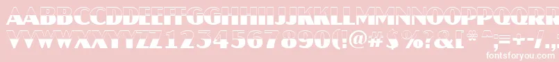 AJaspertitulbw Font – White Fonts on Pink Background