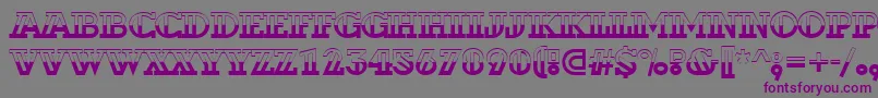 ADexterbw Font – Purple Fonts on Gray Background