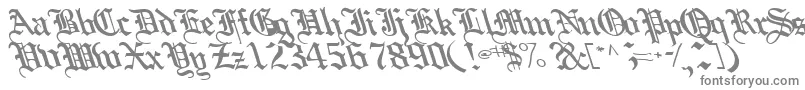 Boobshelltext125Bold-Schriftart – Graue Schriften