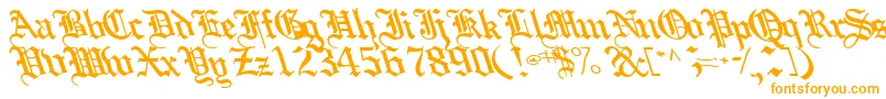 Шрифт Boobshelltext125Bold – оранжевые шрифты