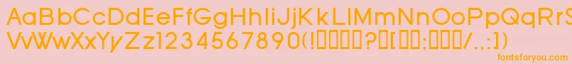 SfOldRepublic Font – Orange Fonts on Pink Background