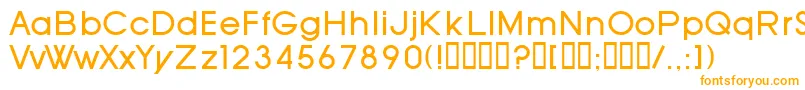 Шрифт SfOldRepublic – оранжевые шрифты на белом фоне