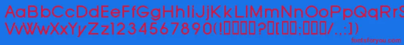 SfOldRepublic Font – Red Fonts on Blue Background