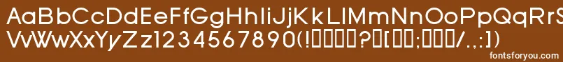 Шрифт SfOldRepublic – белые шрифты на коричневом фоне