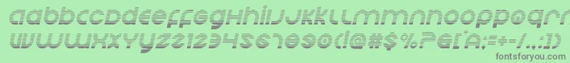 Echostationgradital Font – Gray Fonts on Green Background