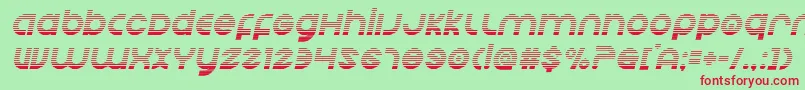 Echostationgradital Font – Red Fonts on Green Background