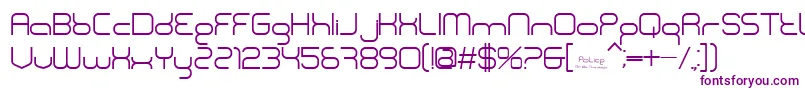 BnPolice Font – Purple Fonts on White Background