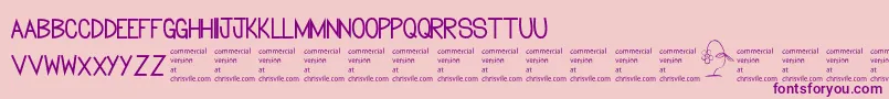 More about Flowersforyou Font Flowersforyou Font – Purple Fonts on Pink Background