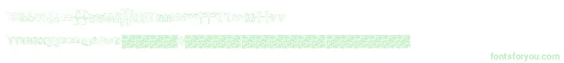 Westernclown Font – Green Fonts on White Background