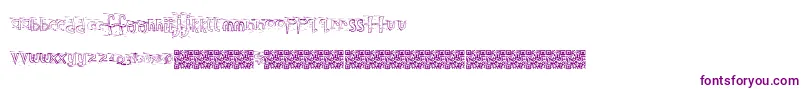 Westernclown Font – Purple Fonts on White Background