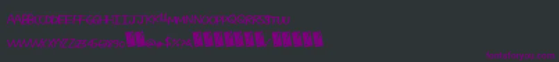 Sodacrack Font – Purple Fonts on Black Background