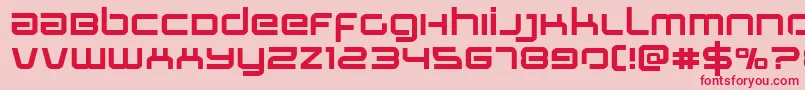 Шрифт Stareagleexpand – красные шрифты на розовом фоне