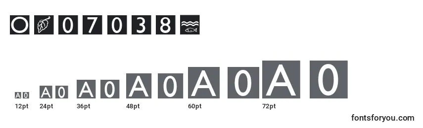 Omahadin Font Sizes