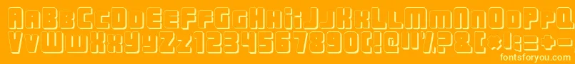 More about UrbanConstructedShadow Font UrbanConstructedShadow Font – Yellow Fonts on Orange Background