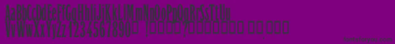 OrientExpressPersonalUseOnly Font – Black Fonts on Purple Background
