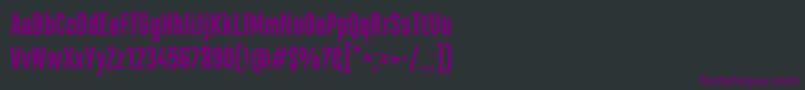 MarianinaCnFyBold Font – Purple Fonts on Black Background