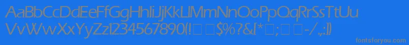More about ErasMedium Font ErasMedium Font – Gray Fonts on Blue Background