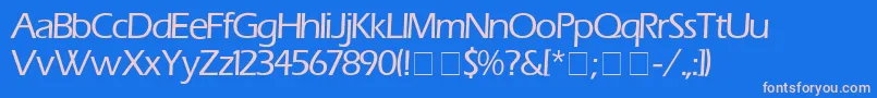 More about ErasMedium Font ErasMedium Font – Pink Fonts on Blue Background