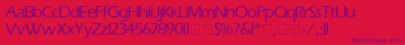 fuente ErasMedium – Fuentes Moradas Sobre Fondo Rojo
