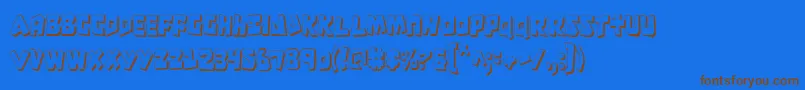 Más sobre la fuente CroMagnumCondensedShadow fuente CroMagnumCondensedShadow – Fuentes Marrones Sobre Fondo Azul