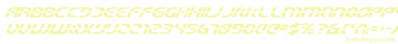 StarfighterBetaItalic Font – Yellow Fonts