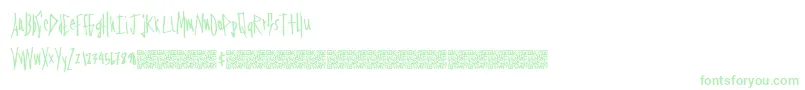 Firstavenue Font – Green Fonts on White Background