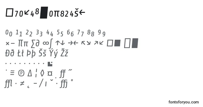 Шрифт ShareItalicexp – алфавит, цифры, специальные символы