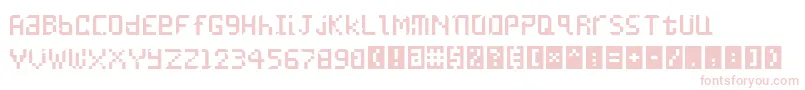 Undatame Font – Pink Fonts on White Background