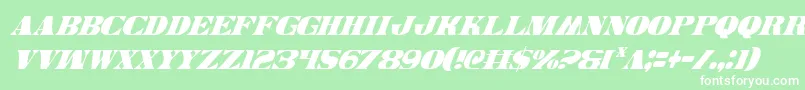 Legalv2ci Font – White Fonts on Green Background