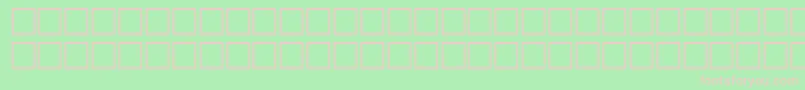 MotkenRamlah Font – Pink Fonts on Green Background