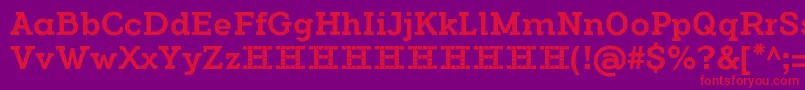 FlamanteCairo Font – Red Fonts on Purple Background