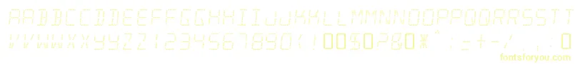 MinisystemRegular Font – Yellow Fonts