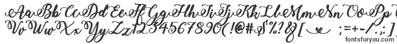 Шрифт BoldStylishCalligraphy – шрифты заглавными буквами