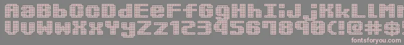 KimidoriMugcup Font – Pink Fonts on Gray Background