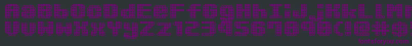KimidoriMugcup Font – Purple Fonts on Black Background