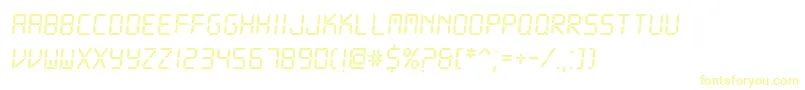 DsDigii-Schriftart – Gelbe Schriften