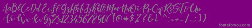 More about DandeleonVintageDemo Font DandeleonVintageDemo Font – Gray Fonts on Purple Background