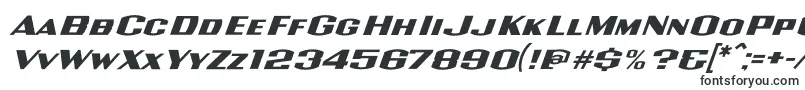 Шрифт WolfsburgRegular – вертикальные шрифты