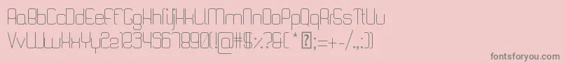 More about QuattroLight Font QuattroLight Font – Gray Fonts on Pink Background