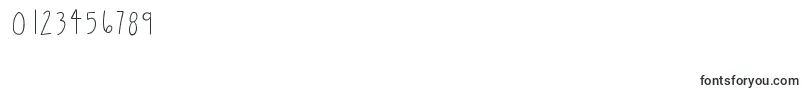 Helloboyfriend-Schriftart – Schriften für Zahlen und Nummern
